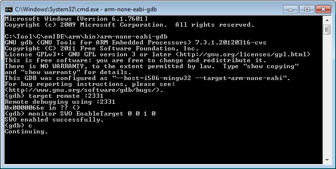 SetupSWO GDBClient.PNG