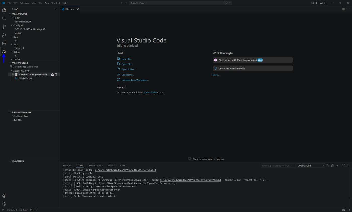 emNet VSCode CMake Sidepanel.png