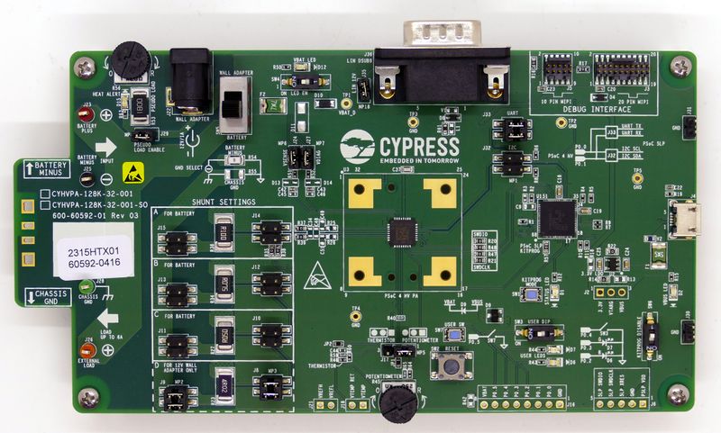 File:Infineon CYHVPA-128K-32-001 CY8C4127LCE-HV423 board.jpg