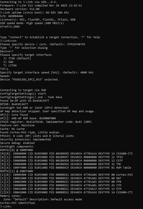 Infineon PSOC Edge E8 Evaluation Kit - SEGGER Knowledge Base