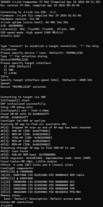 TI LP-MSPM0L2228 connect.png