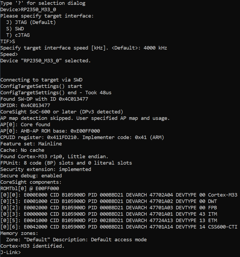 Raspberry Pi Pico 2 - SEGGER Knowledge Base