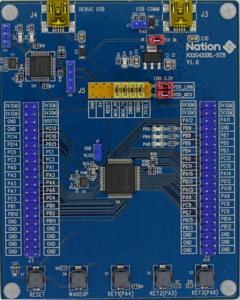 File:Nations N32G43XRL-STB N32G435RBL7 board.jpg