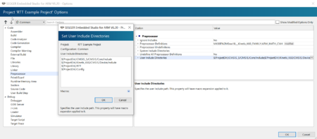 RTT in Embedded Studio - SEGGER Knowledge Base