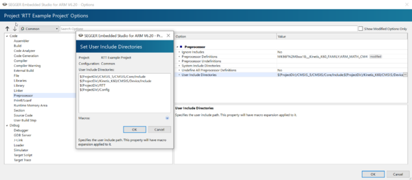 RTT in Embedded Studio - SEGGER Knowledge Base