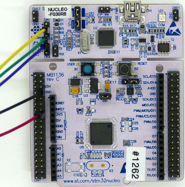 File:ST NUCLEO-F030R8 wired.jpg