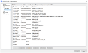 J-Flash exit steps editor