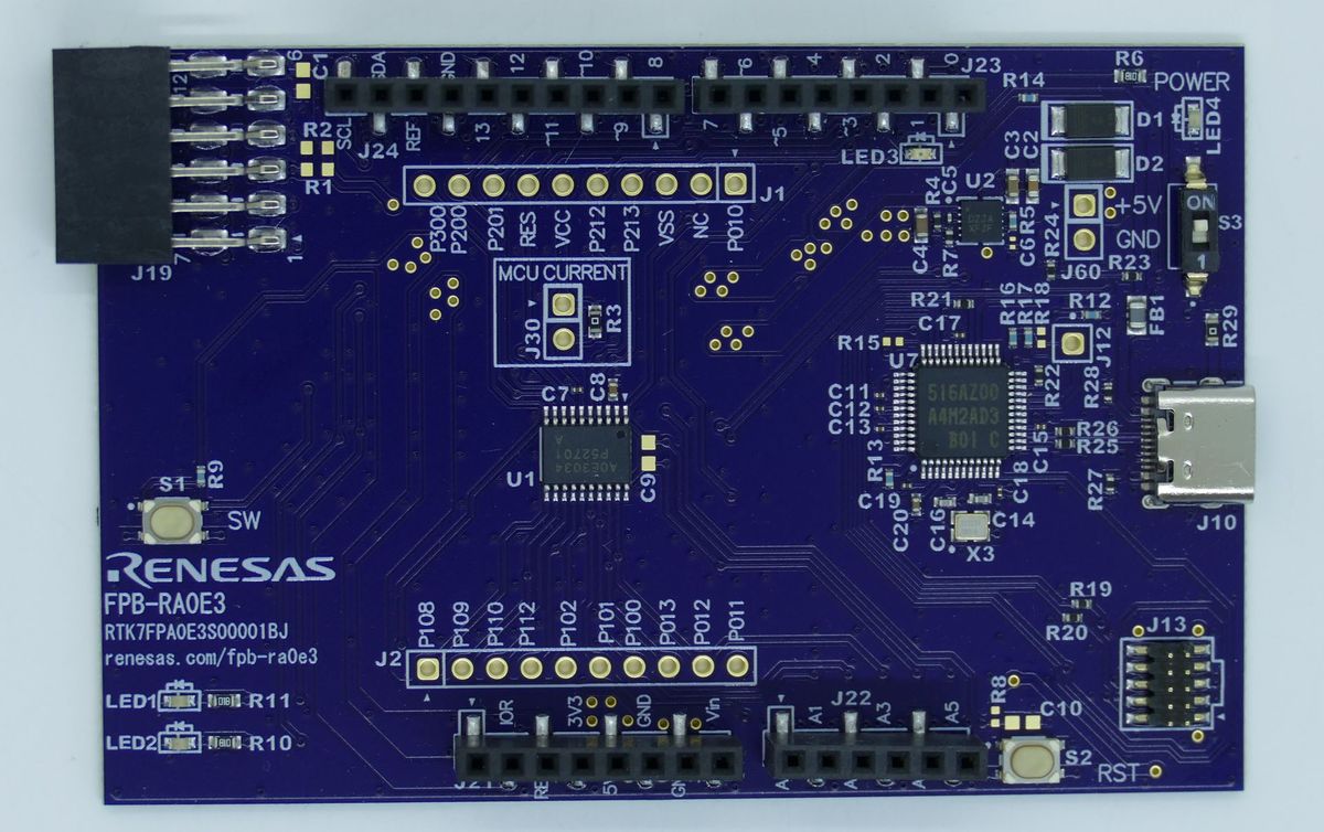 Renesas FPB-RA0E3 - SEGGER Knowledge Base
