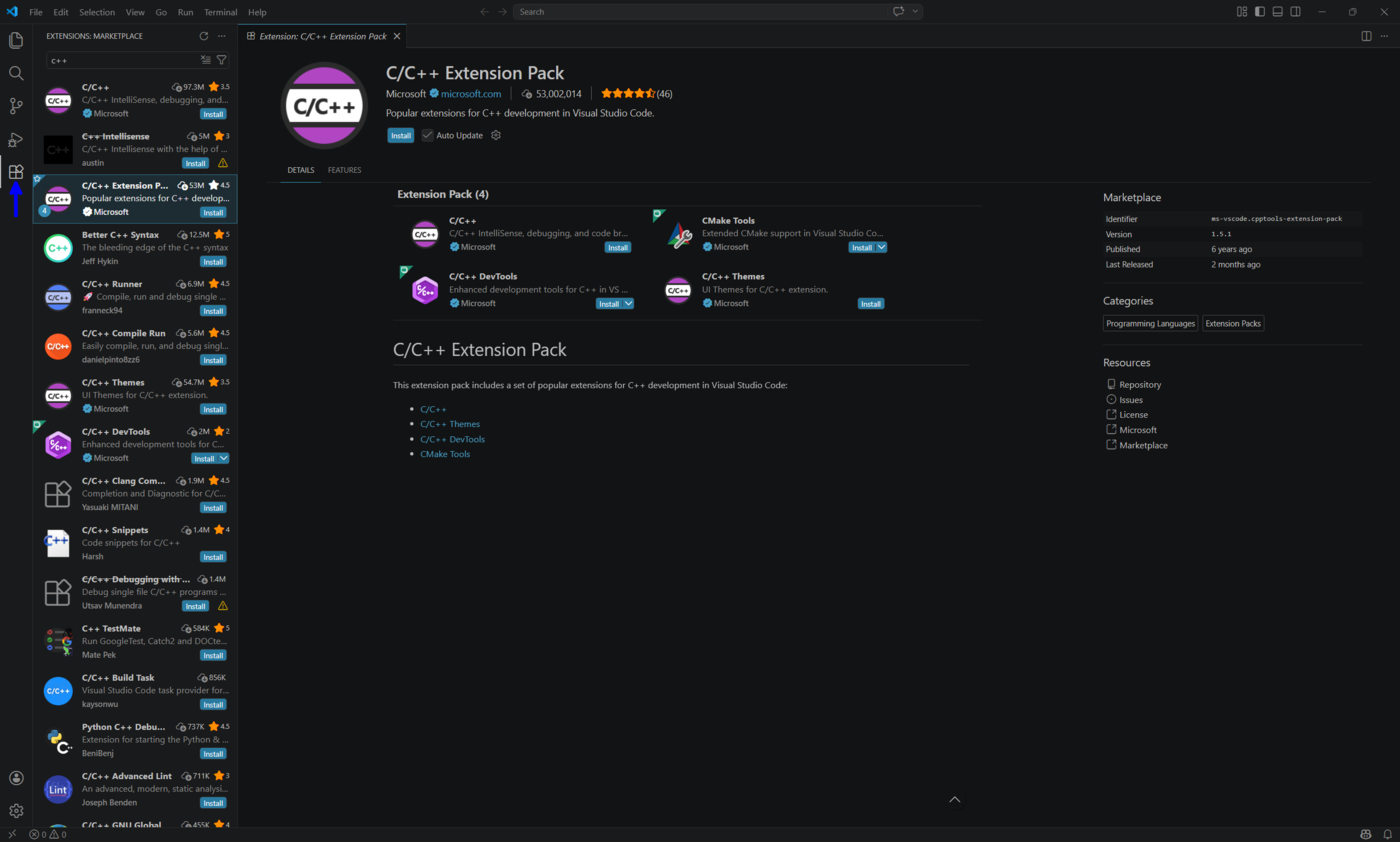 emNet VSCode AddExtensions MS-CCPPExtensionPack.png