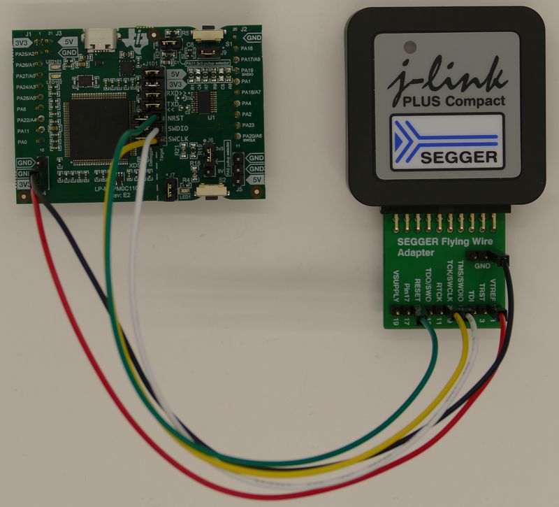 TI LP-MSPM0C1104 - SEGGER Knowledge Base