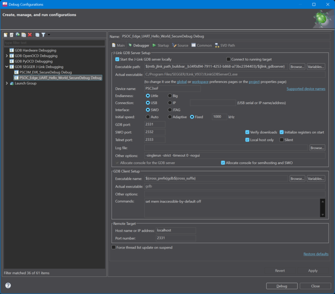 File:ModusToolbox JLink DebuggerSettings.png