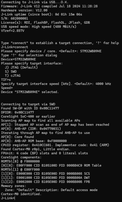 ST STM32WB09KE connect.png