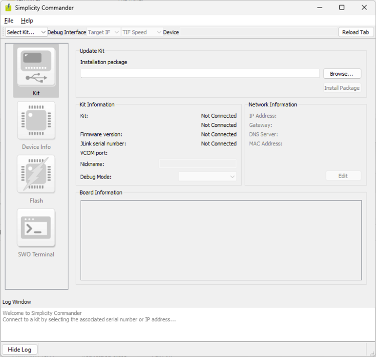 Silicon Labs Simplicity Commander - SEGGER Knowledge Base