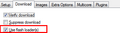 Use flash loader checkbox