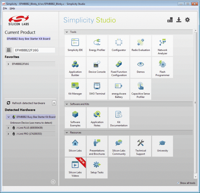 Silicon Labs Simplicity Studio - SEGGER Knowledge Base